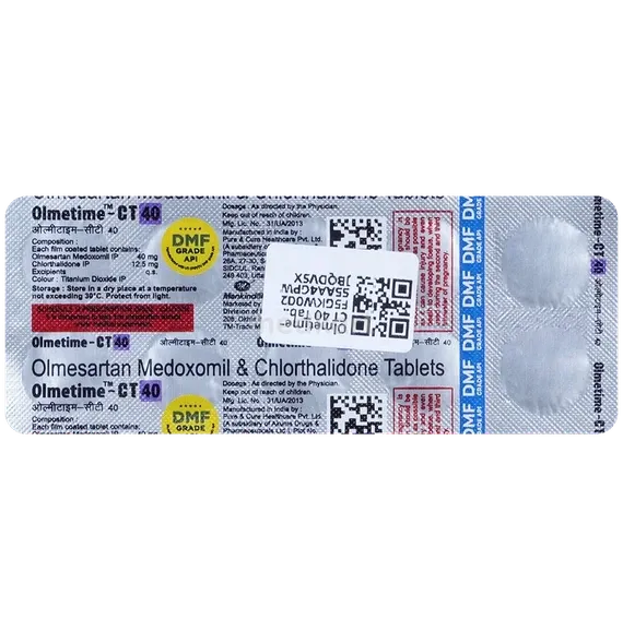 olmetime ct 40mg tablet 10's